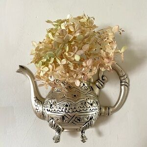 Vintage Moroccan Style Teapot Wall Pocket Vase